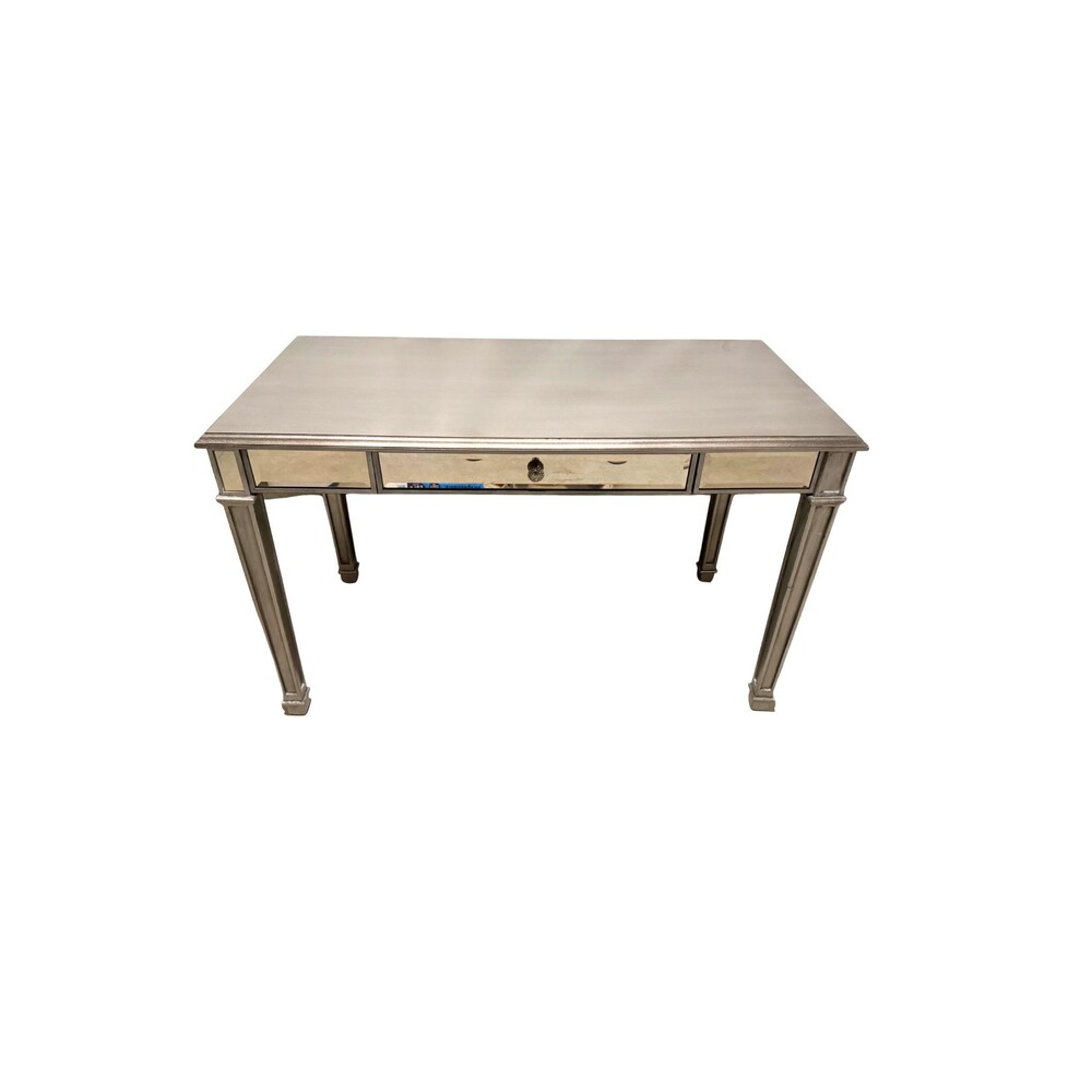 Pier 1 Hayworth Collection Mirrored Silver Desk